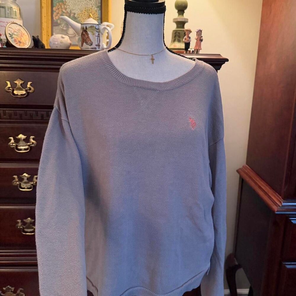Polo-ralph-lauren Women's Grey and Blue Jumper